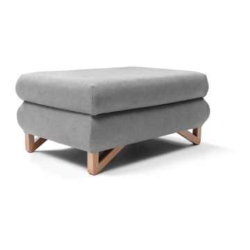 AVESTA puff 63x95 cm, szürke