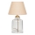 AYD asztali lámpa 1xE27/40W/230V bézs/átlátszó