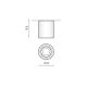 Azzardo AZ2690 - Fürdőszobai mennyezeti lámpa BRANT 1xGU10/50W/230V IP44