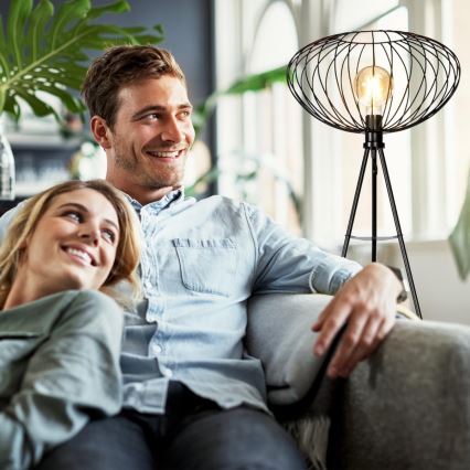 B.K. Licht 1470 - Állólámpa RETRO 1xE27/40W/230V