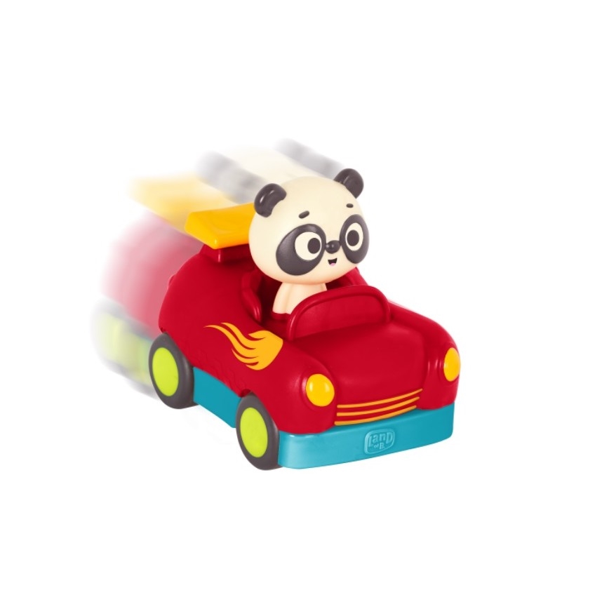 B-Toys - Autó távirányítóval Panda Bingo 4xAA + 2xAAA