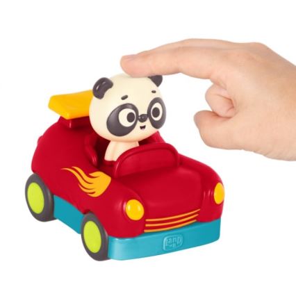 B-Toys - Autó távirányítóval Panda Bingo 4xAA + 2xAAA