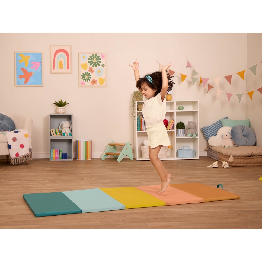 B-Toys - Habszivacs összecsukható játszómatrac WONDERTUMBLE 72x175 cm