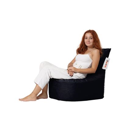 Babzsák 70x70 cm fekete