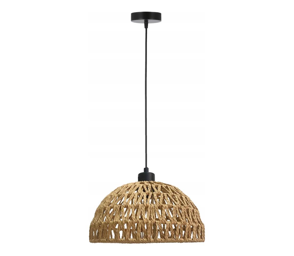 BALLI kábeles függőlámpa 1xE27/40W/230V, bézs 31