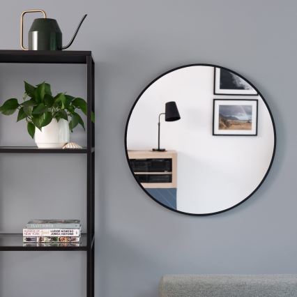 Baltica Design - BRIGHT fürdőszobai LED falitükör háttérvilágítással 15W/230V 4500K Ø 100 cm IP65 fekete