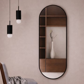 Baltica Design - Fali tükör TINY BORDER 140x60 cm fekete
