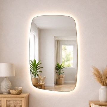 Baltica Design - LED fürdőszobai falitükör háttérvilágítással STONE CALM LED/15W/230V 4500K 90x60 cm IP65