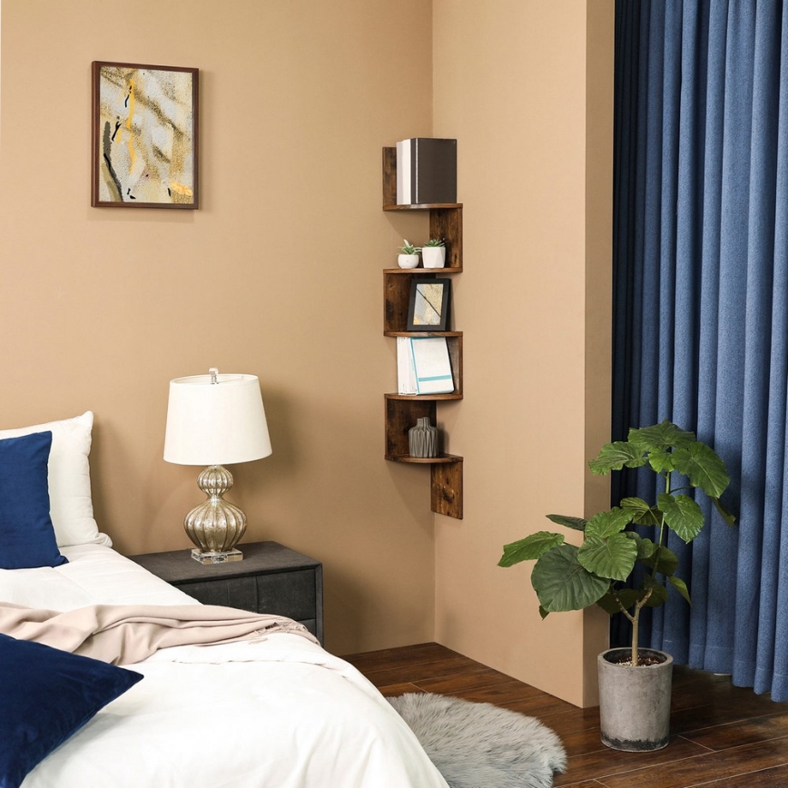 Barna SNAKE sarok fali polc