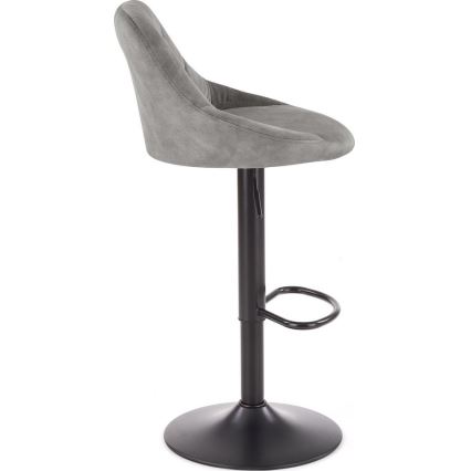 Bárszék 106x47 cm szürke/fekete