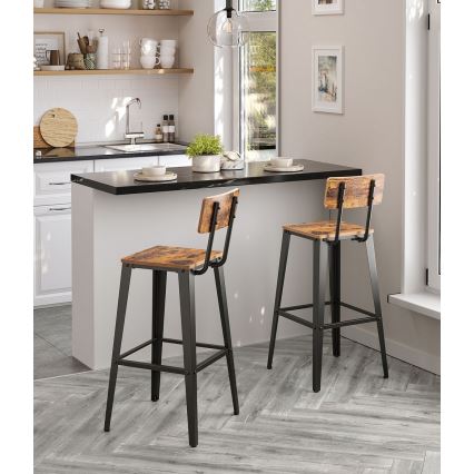 Bárszék AVEN barna/fekete