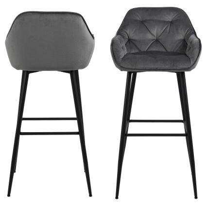 Bárszék AYLIN 1 db söt. szürke