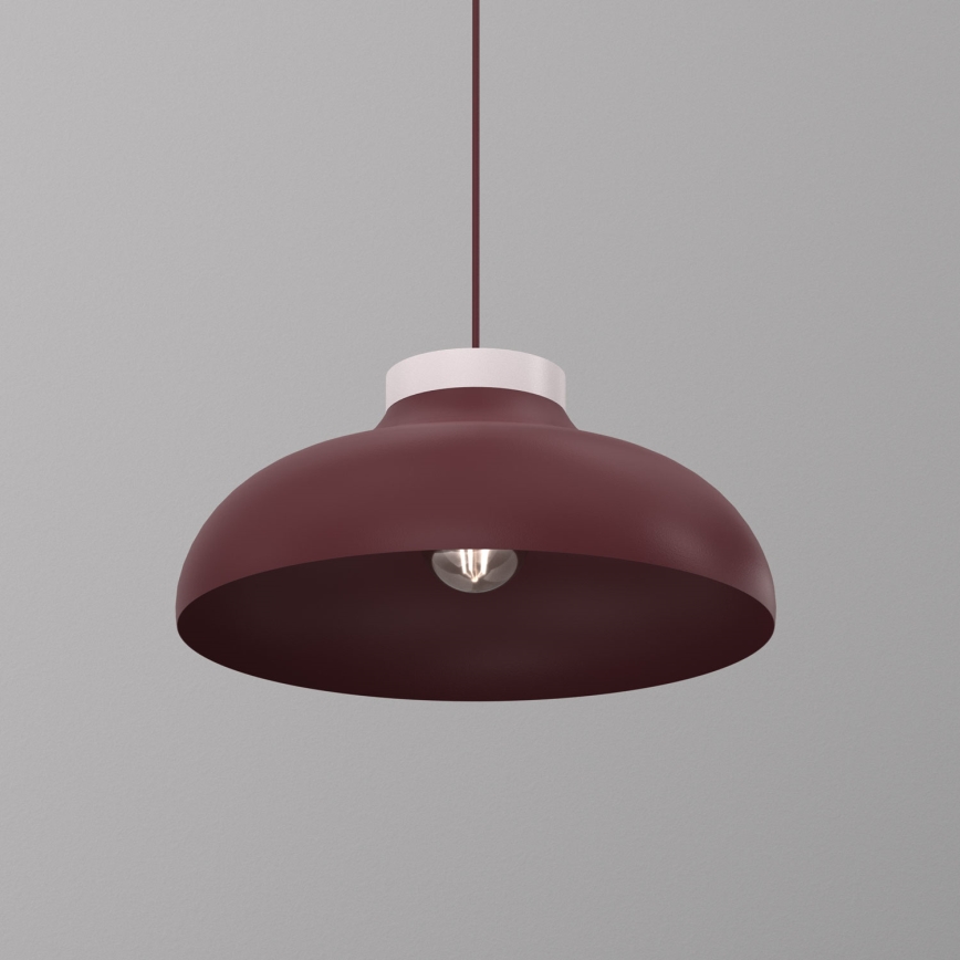 BASCA kábellel függesztett lámpa 1xE27/15W/230V bordó/krém