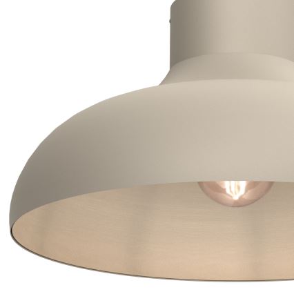 BASCA mennyezeti lámpa 1xE27/15W/230V, átmérő 40 cm, krémszínű