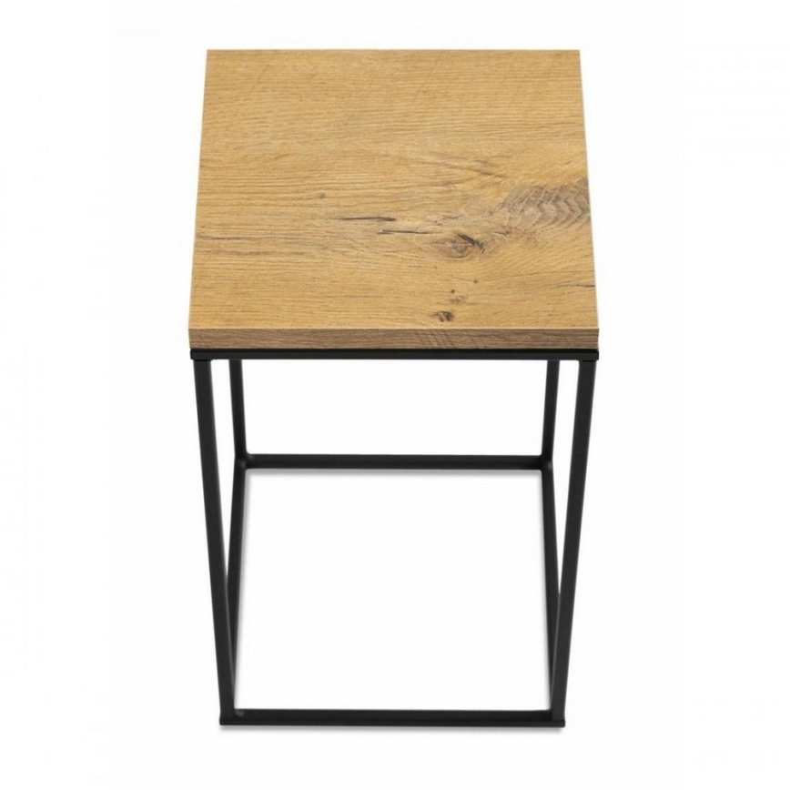 BASICLOFT virágtartó állvány 40x24 fekete/barna