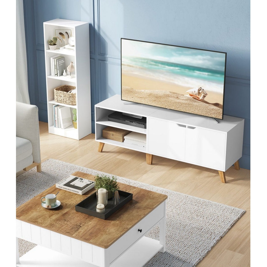 BASTOR fehér tévészekrény