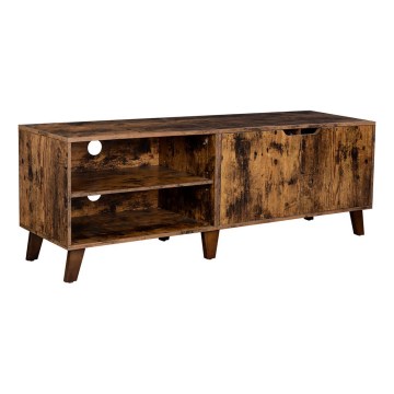 BASTOR TV-állvány barna/fekete