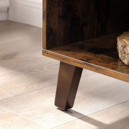 BASTOR TV-állvány barna/fekete