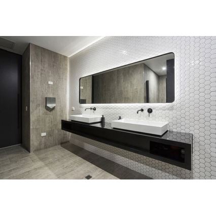 BAT-B0969 - LUNGO mosdócsaptelep rejtett beépítéshez, matt fekete