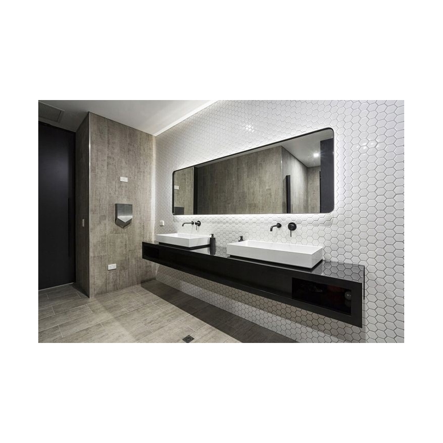 BAT-B0969 - LUNGO mosdócsaptelep rejtett beépítéshez, matt fekete