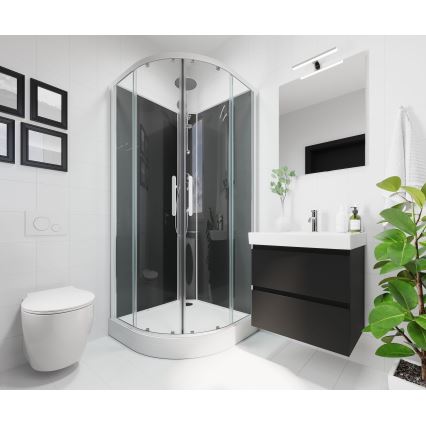 BATH DELUXE 01-080-01-58-00 - Fürdőszoba tükör NORDBORG 80x75 cm