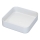 BATH DELUXE 06-040-17-01-00 - Pult fölé szerelhető mosdó LJORDAL 40x40 cm rozsdamentes acél/matt fehér