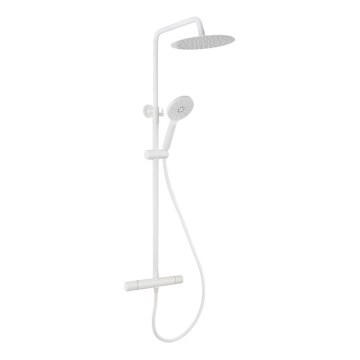 BATH DELUXE 31-120-07-01-00 - Zuhanyszett termosztátos DRAGOR csapteleppel, matt fehér