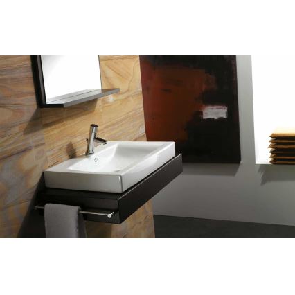 Bathco 0023 - MANCHESTER beépíthető mosdó 70x45 cm, porcelán, fehér