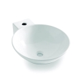 Bathco 0028 - Ráépíthető mosdó BAYONA 42x50,5 cm porcelán/fehér