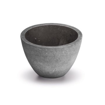 Bathco 00374 - MIRAGE munkalapba süllyeszthető mosdó, átmérő 40 cm, kőhatású/szürke