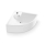 Bathco 0043 - Sarok falra szerelhető mosdó OPORTO 64,5x47 cm porcelán/fehér