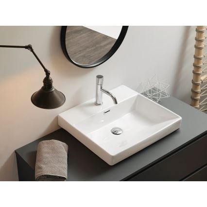 Bathco 0062 - Beépíthető mosdó FUNCHAL 55x45 cm porcelán/fehér