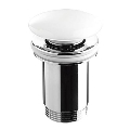 Bathco 0212PR - Mosdó leeresztő túlfolyó nélkül CLICK-CLACK, átm. 6 cm, fényes fehér