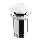 Bathco 0212PR - Mosdó leeresztő túlfolyó nélkül CLICK-CLACK, átm. 6 cm, fényes fehér