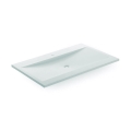 Bathco 0506 - Süllyesztett mosdó MANHATTAN 100x45 cm gyanta/fehér