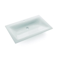 Bathco 0507 - Süllyesztett mosdó MONACO 60x50 cm gyanta/fehér