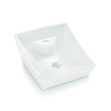 Bathco 4002 - SORIA ráültetett mosdó 40x41 cm porcelán/fehér