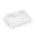 Bathco 4004 - Ráépíthető mosdó GALICIA 60x40 cm porcelán/fehér