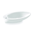 Bathco 4020 - PURE ráültethető mosdó 62 x 37 cm, porcelán, fehér
