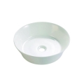 Bathco 4086 - VOLTA ráépíthető mosdó Ø 35 cm porcelán/fehér