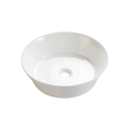 Bathco 4087 - Ráépíthető mosdó VOLTA átm. 42 cm porcelán/fehér