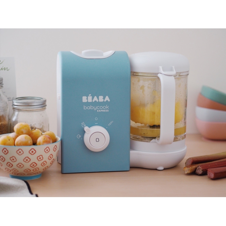 Beaba - 2 az 1-ben gőzölős főző BABYCOOK EXPRESS kék