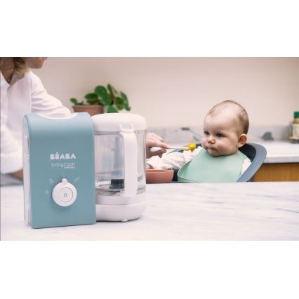 Beaba - 2 az 1-ben gőzölős főző BABYCOOK EXPRESS kék