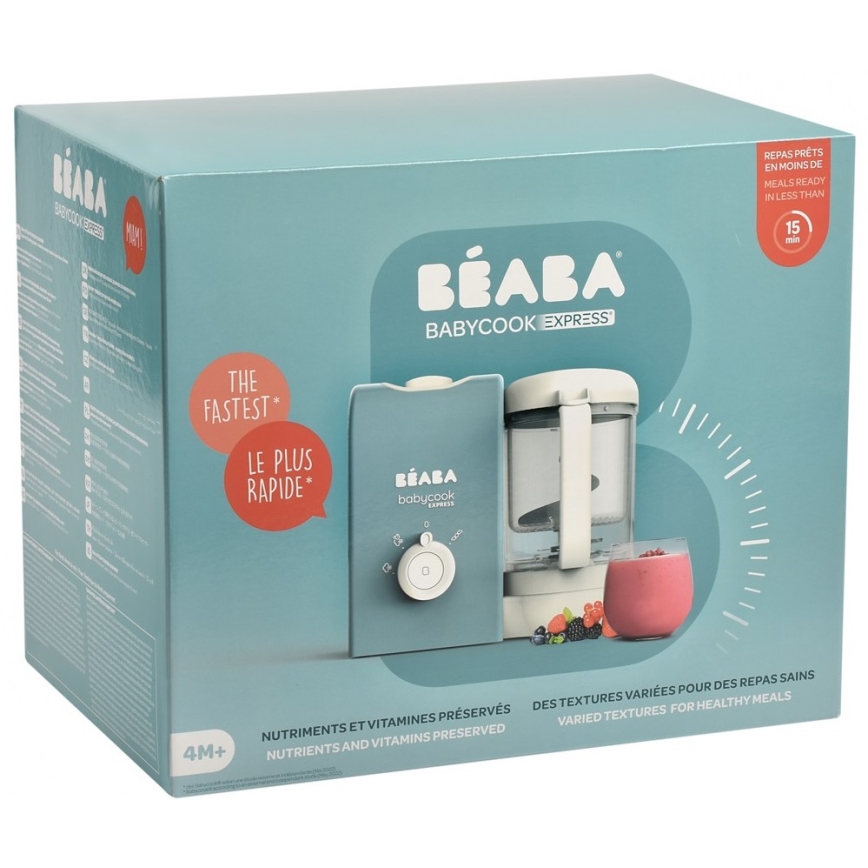 Beaba - 2 az 1-ben gőzölős főző BABYCOOK EXPRESS kék