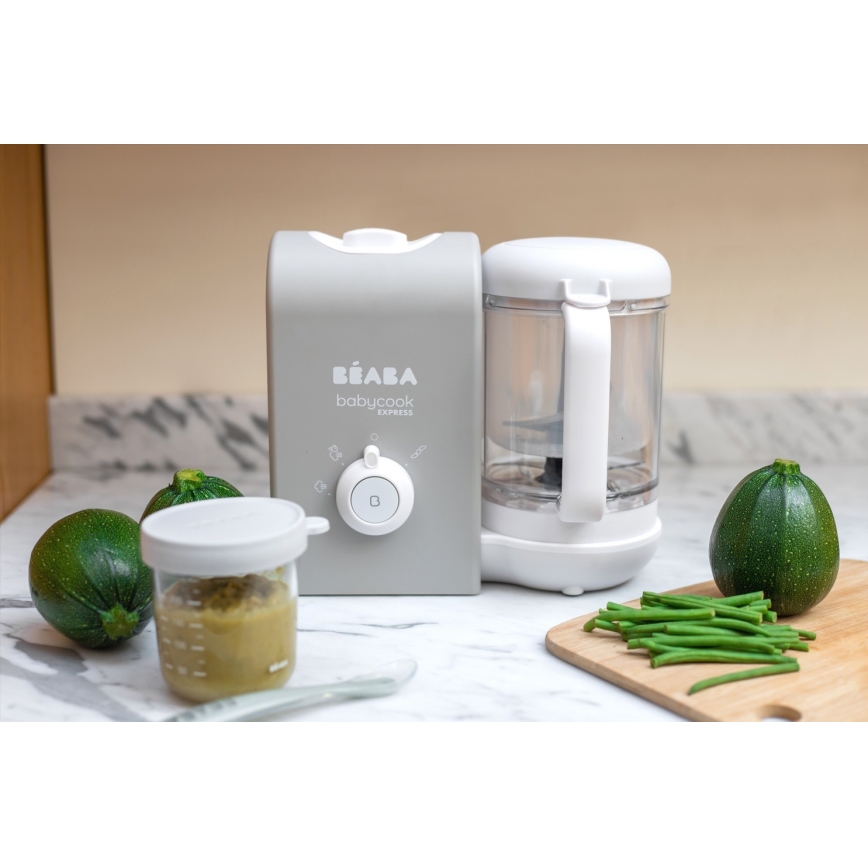Beaba - 2 az 1-ben gőzölős főző BABYCOOK EXPRESS szürke