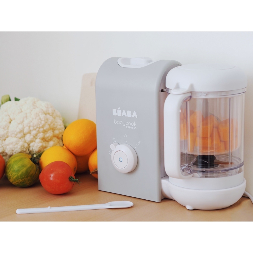 Beaba - 2 az 1-ben gőzölős főző BABYCOOK EXPRESS szürke