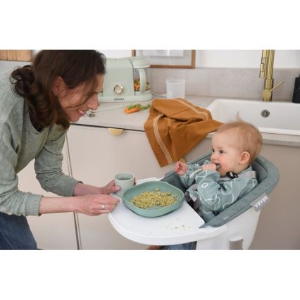 Beaba - 4 részes bébiétkészlet, zsályazöld