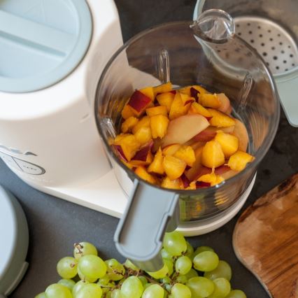 Beaba - BABYCOOK NEO 2 az 1-ben gőzölős főző, zöld/fehér