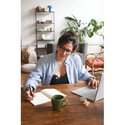 Beaba - elektromos kéz nélküli mellszívó, 180 ml, 1300 mAh, kék