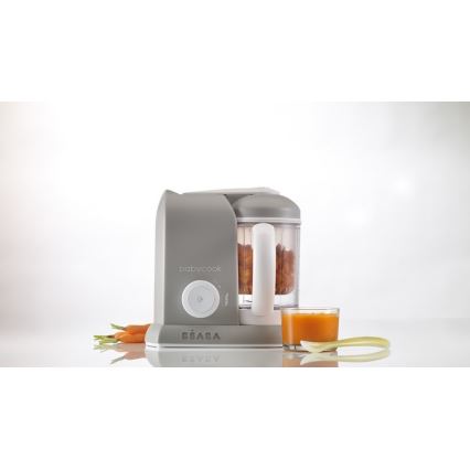 Beaba - Gőzfőző turmixgéppel BABYCOOK szürke